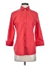 Chico's Red 3/4 Sleeve Button-Down Shirt Size Sm (0) - photo 1