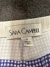 Sara Campbell Checkered-gingham Blue Casual Pants Size S - photo 7