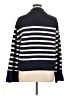 J.Crew Stripes Blue Turtleneck Sweater Size XL - photo 2