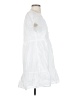 Ann Taylor LOFT 100% Polyester White Short Sleeve Top Size S (petite) - photo 4