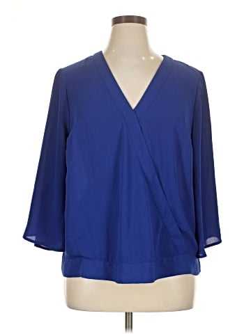 Ava & Viv 3/4 Sleeve Blouse (view 1)