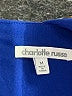 Charlotte Russe 100% Polyester Tropical Blue Romper Size M - photo 4