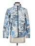 MULTIPLES 100% Polyester Print Blue Jacket Size XS - photo 1