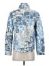 MULTIPLES 100% Polyester Print Blue Jacket Size XS - photo 2