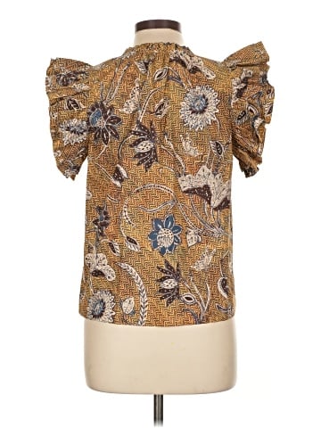 Ulla Johnson Short Sleeve Blouse (view 2)