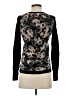 White + Warren 100% Cashmere Floral Black Cashmere Pullover Sweater Size XS - photo 2