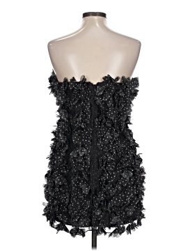 mini black dress hoco A-Line Cold Shoulder Short Black Homecoming Dresses Prom Dresses US16 / Black