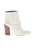 Louise Et Cie 100% Leather Ivory White Ankle Boots Size 8 - photo 1