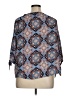 Westport 100% Polyester Blue 3/4 Sleeve Blouse Size XL - photo 2