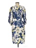 Three Dots Print Blue Casual Dress Size M - photo 2