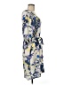 Three Dots Print Blue Casual Dress Size M - photo 4