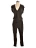 Splendid Chevron-herringbone Brown Jumpsuit Size S - photo 1