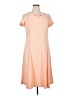 Perceptions Solid Orange Casual Dress Size 14 - photo 1