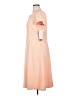 Perceptions Solid Orange Casual Dress Size 14 - photo 5