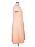 Perceptions Solid Orange Casual Dress Size 14 - photo 4