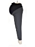 Isabel Maternity Black Gray Active Pants Size Lg Maternity - photo 5