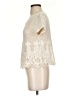 MNG 100% Viscose Ivory Short Sleeve Top Size XS - photo 5