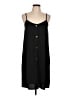 Shein 100% Polyester Solid Black Casual Dress Size L - photo 1
