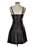 Steve Madden 100% Polyurethane Metallic Black Brown Cocktail Dress Size 2 - photo 2