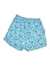 Lusana 100% Cotton Paisley Blue Shorts Size 10 - photo 2