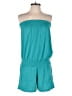 Lyaner Solid Teal Romper Size S (estimated) - photo 1