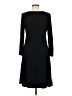 Talbots Solid Black Casual Dress Size 8 - photo 2