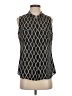 Banana Republic 100% Polyester Black Sleeveless Blouse Size S - photo 1