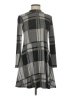 Atmosphere Plaid Gray Casual Dress Size 4 - photo 1