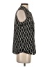 Banana Republic 100% Polyester Black Sleeveless Blouse Size S - photo 4