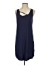 LA Made Solid Blue Casual Dress Size S - photo 1