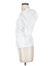 Something Navy 100% Polyester White Short Sleeve Top Size XXS - photo 5