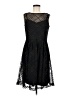 Ellen Tracy Argyle Black Cocktail Dress Size 8 - photo 1