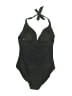 Unbranded Solid Black One Piece Swimsuit Size M - photo 2
