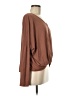 Lavender Fields Brown Long Sleeve Top Size M - photo 4