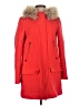 J.Crew Red Wool Coat Size 2 - photo 1