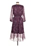 Talbots Paisley Purple Casual Dress Size 6 - photo 2