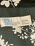 Time and Tru 100% Polyester Floral Black Long Sleeve Blouse Size 20 - photo 7