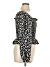 Crystal Doll 100% Polyester Black Long Sleeve Blouse Size XL - photo 4