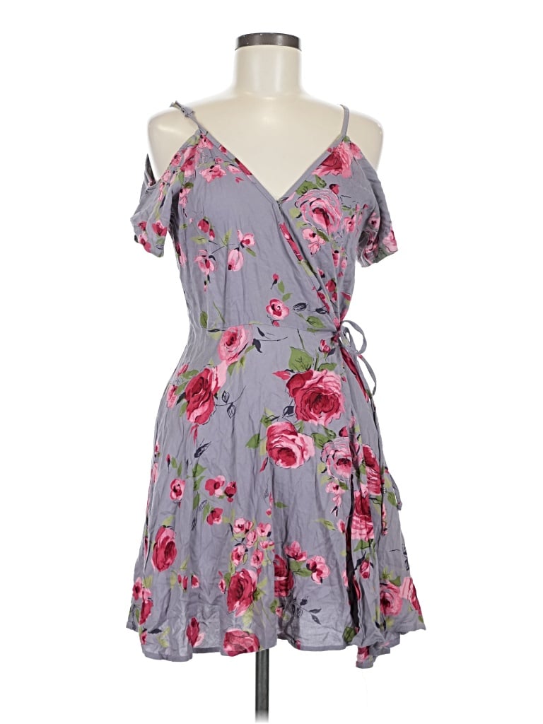 Pre-owned Angie Casual Dress In Purple
