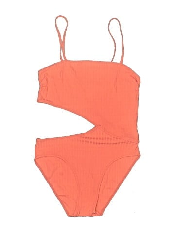 Solid & Striped One Piece Swimsuit (view 1)