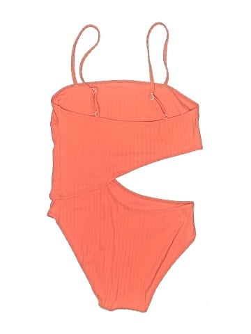Solid & Striped One Piece Swimsuit (view 2)
