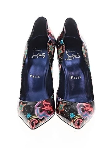 Christian Louboutin Patent Leather Hot Chick Pumps 110mm (view 2)