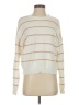 Lumiere Stripes Ivory Pullover Sweater Size S - photo 1