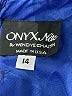 Onyx 100% Polyester Blue Cocktail Dress Size 14 - photo 4