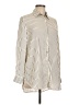 dalia 100% Polyester Stripes Ivory Long Sleeve Blouse Size L - photo 1