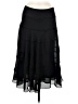 Notations 100% Polyester Solid Black Formal Skirt Size M (petite) - photo 1