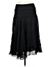 Notations 100% Polyester Solid Black Formal Skirt Size M (petite) - photo 2