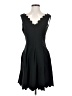 Unbranded Solid Black Cocktail Dress Size 4 - photo 1
