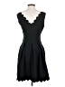 Unbranded Solid Black Cocktail Dress Size 4 - photo 2