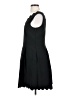 Unbranded Solid Black Cocktail Dress Size 4 - photo 5